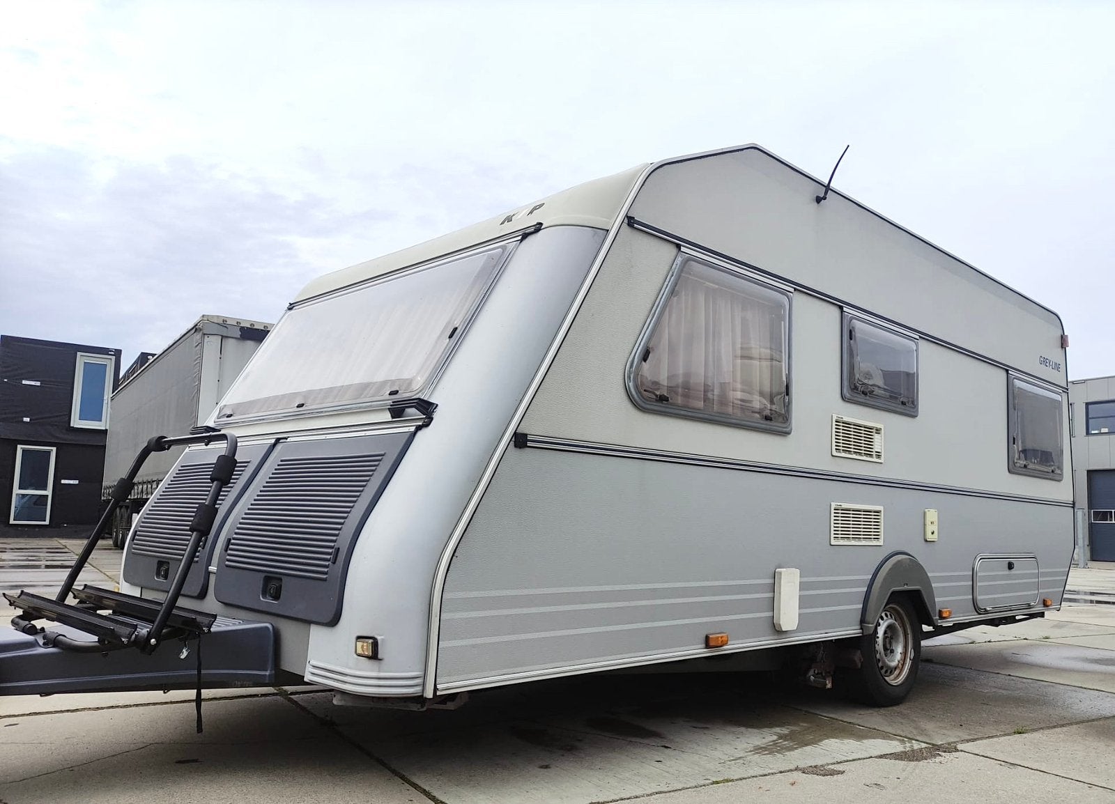 Kip greyline KG 50 TDB/voortent/luifel/mover, Caravans en Kamperen, Caravans, Rondzit, Overige typen, Kip, Bedrijf