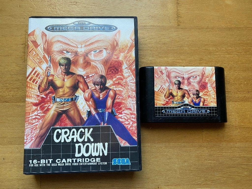 Crack down sega mega drive, 1 speler, Racen en Vliegen, Ophalen of Verzenden, Zo goed als nieuw