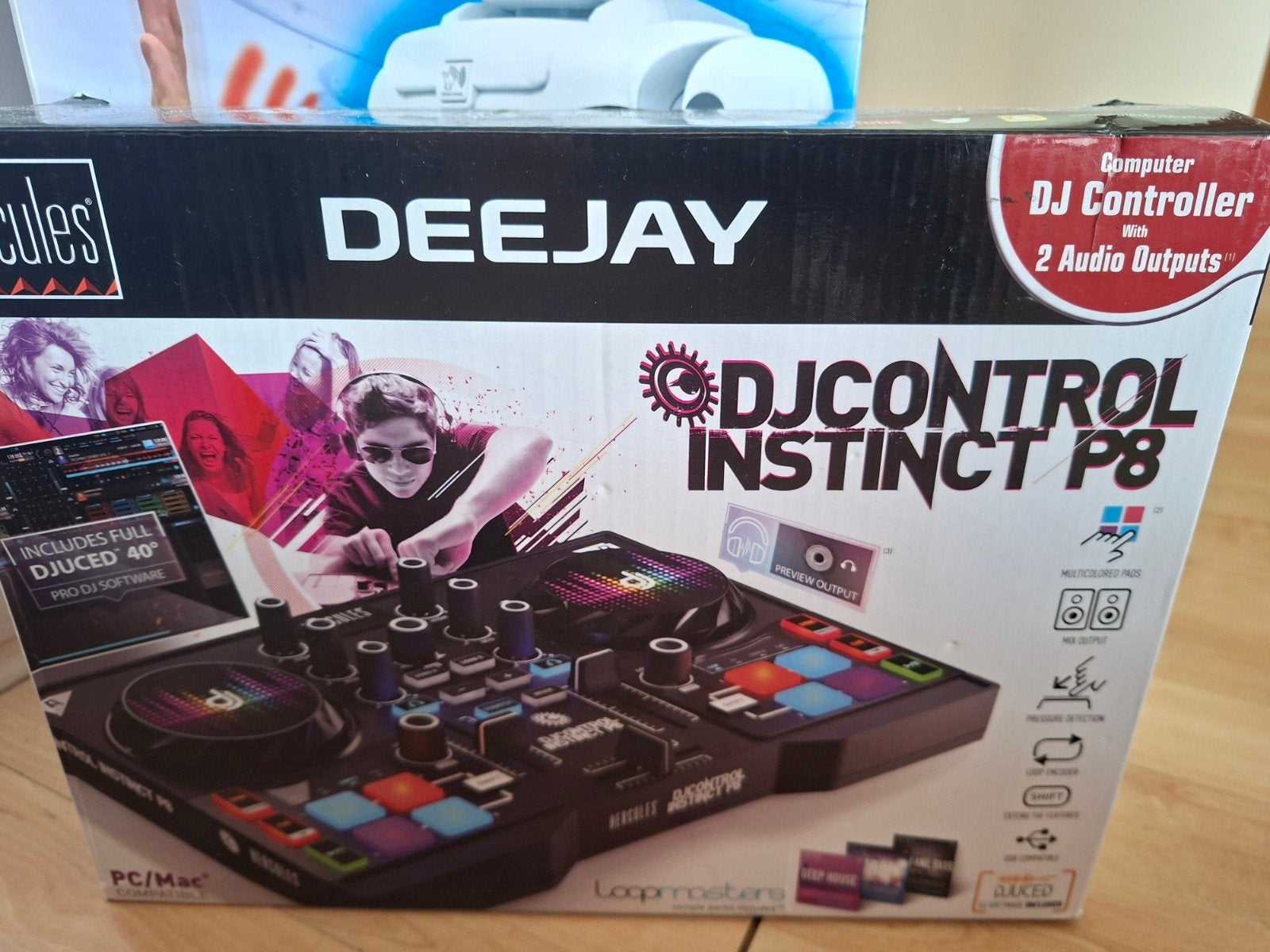 Hercules DJControl Instinct P8 DJ Controller Set, Ophalen, Zo goed als nieuw, Dj-set, Overige merken
