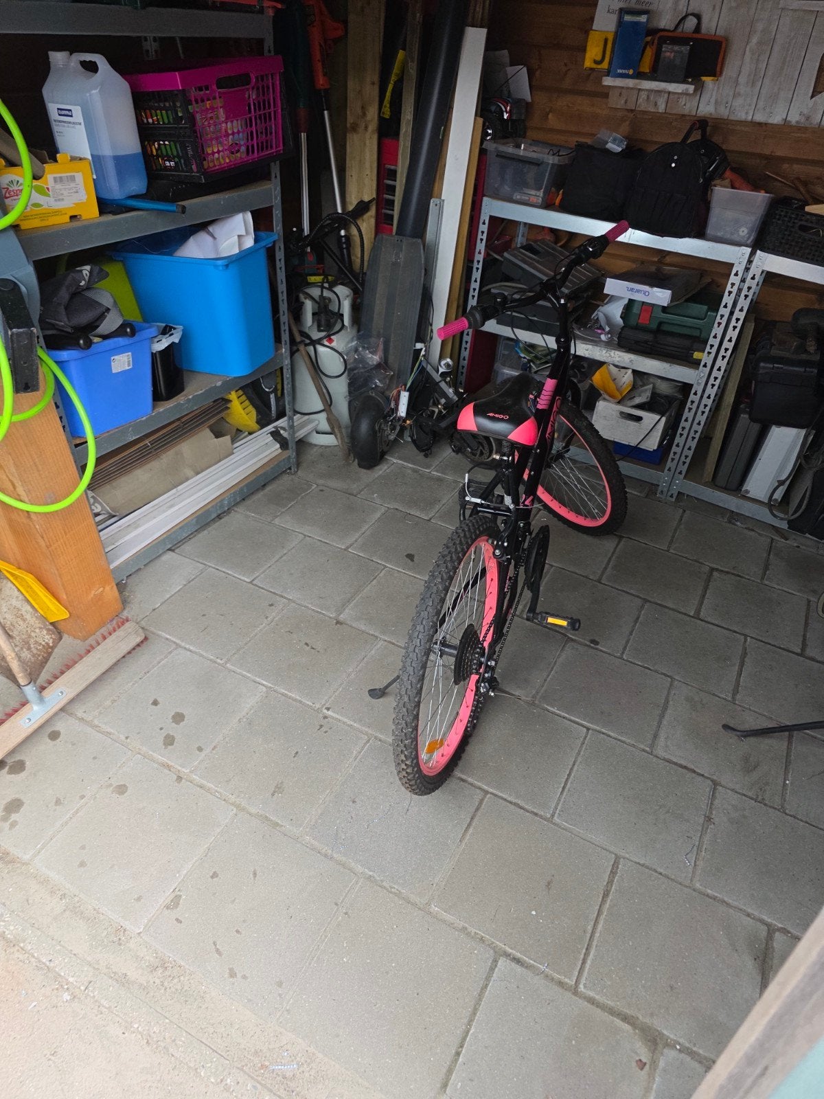 Mountainbike 20 inch meisjes. 18 versnellingen, Fietsen en Brommers, Fietsen | Meisjes, Ophalen, Zo goed als nieuw, 22 inch