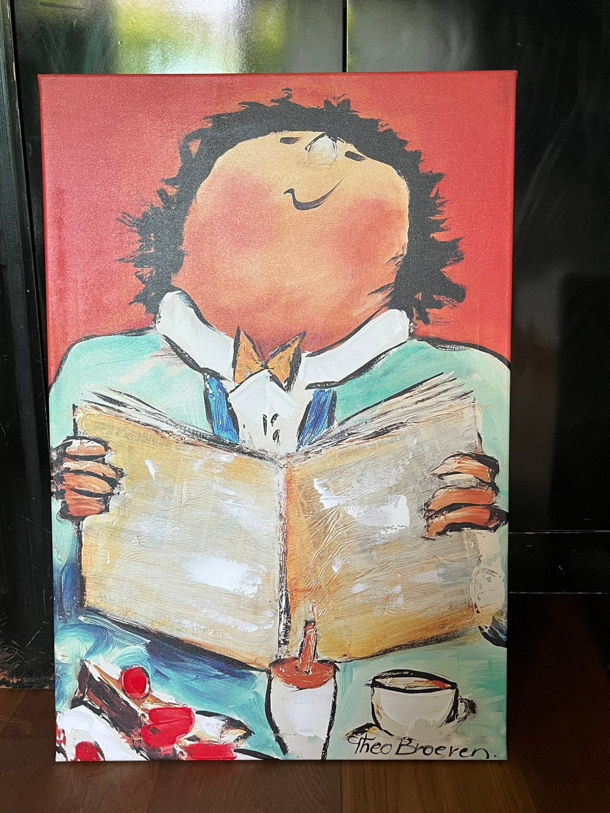 Dikke Dames “Krantje lezen”, Antiek en Kunst, Ophalen