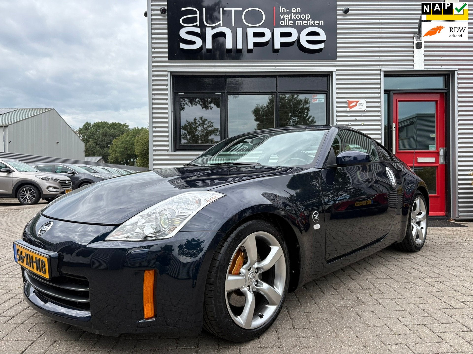 Nissan 350Z 3.5 V6 313 PK-ORIGINEEL NEDERLANDS!-92.968 KILOM, Auto's, 350Z, Achterwielaandrijving, Zwart, Blauw