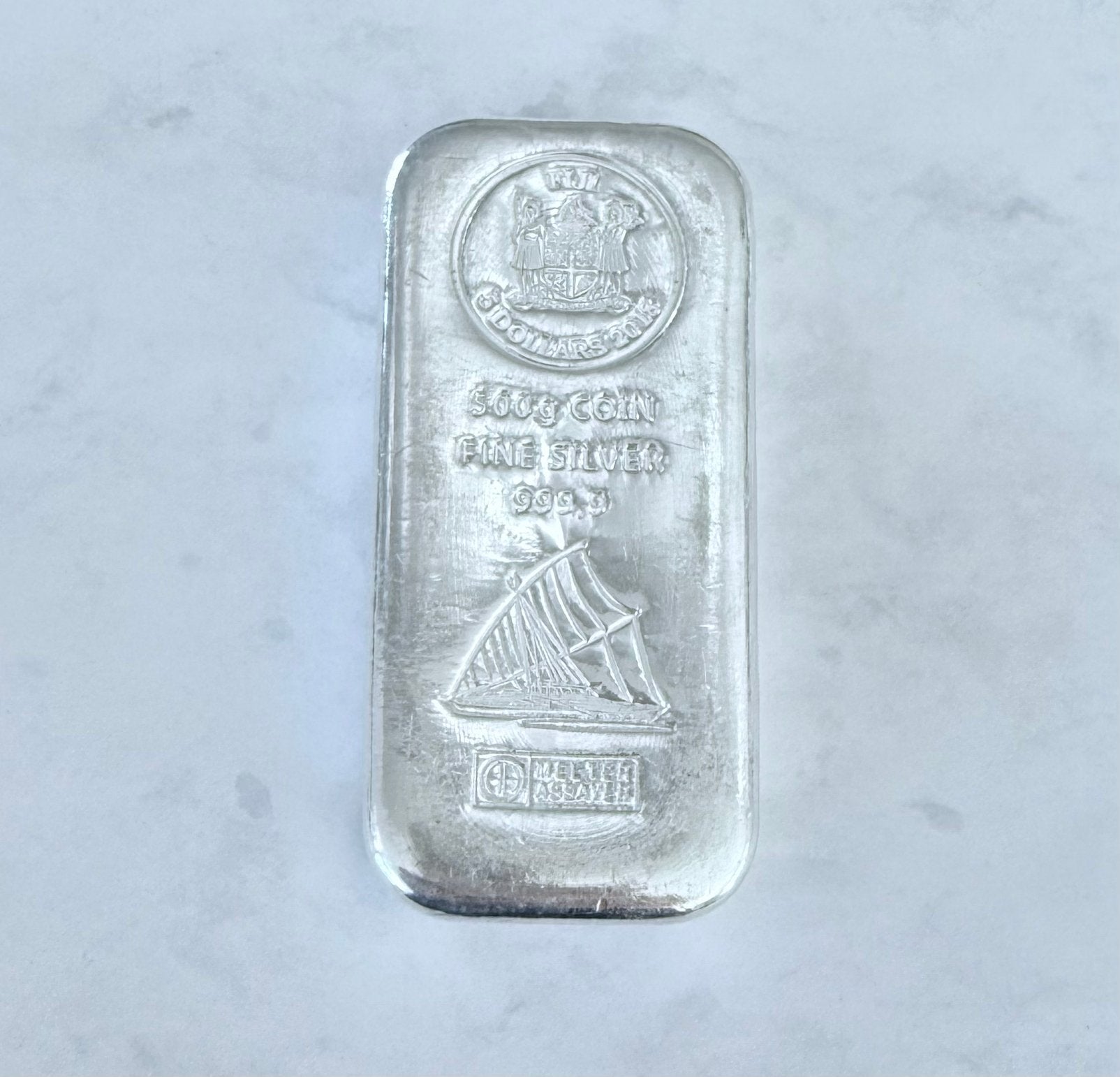 500 gram Zilverbaartje Argor / Hereaus - FIJI 999 zilver, Ophalen of Verzenden, Zilver