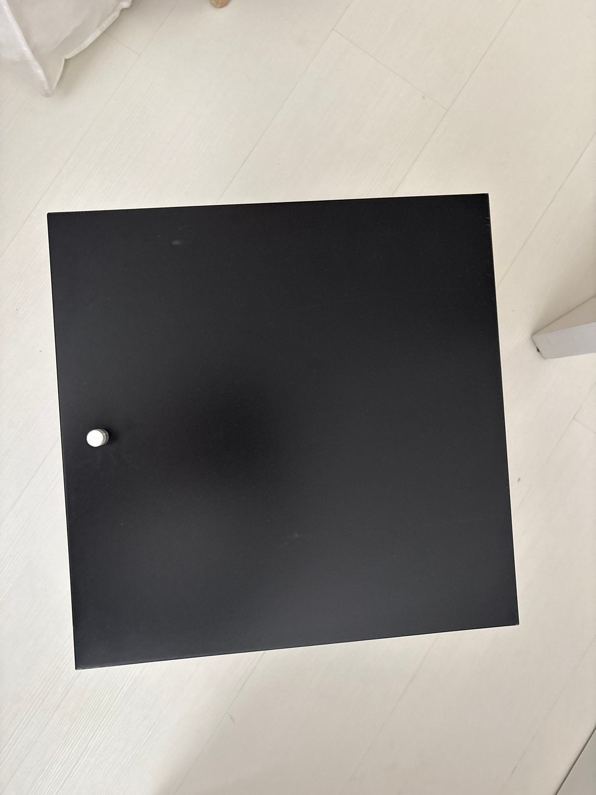 Inzet kastje met deur Kallax kast ikea, Ophalen, Gebruikt