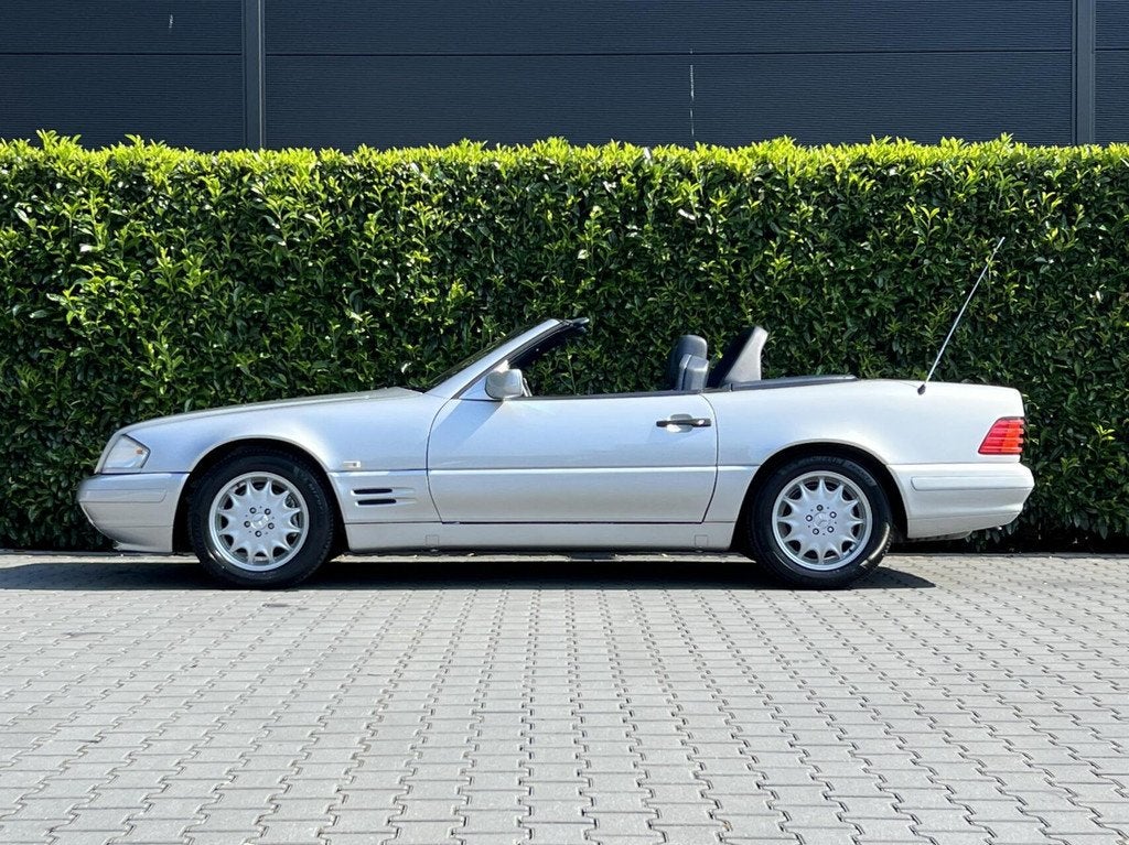 Mercedes SL-klasse Cabrio 320, LUCHTVERING, LEDER, CLIMATE C, Auto's, Mercedes-Benz, Achterwielaandrijving, Gebruikt, Cabriolet