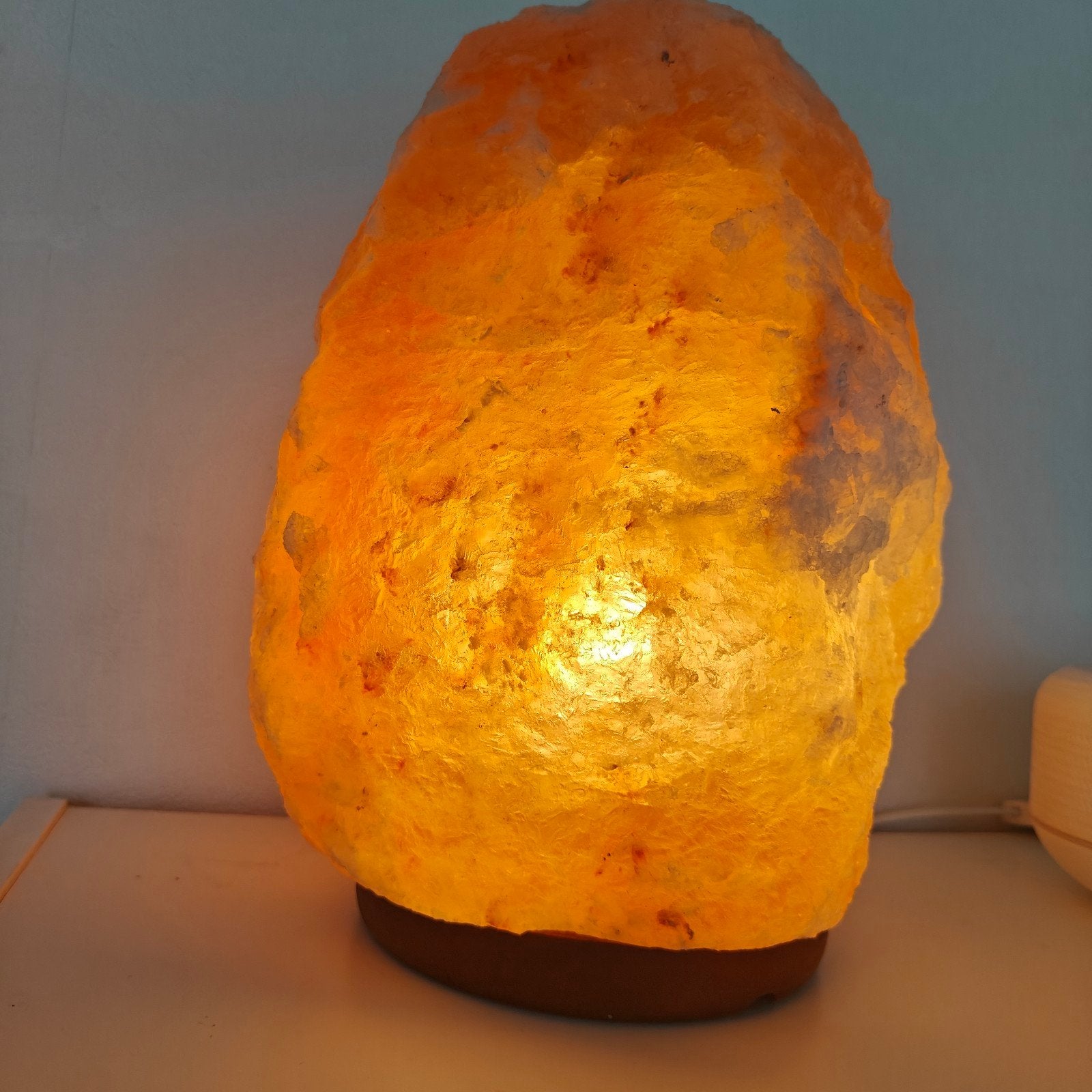 Himalaya Zoutlamp -  XXL, Ophalen, Natuurlijk materiaal, E14 (klein), Zo goed als nieuw