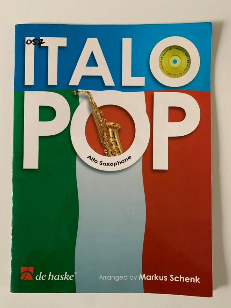 Bladmuziek Saxofoon Eb Italo Pop + cd, Verzenden, Les of Cursus, Jazz, Saxofoon