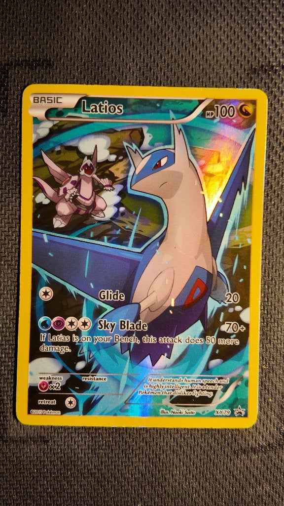 Latios XY79 XY Black Star Promos | Pokemon kaart, Ophalen, Losse kaart, Foil