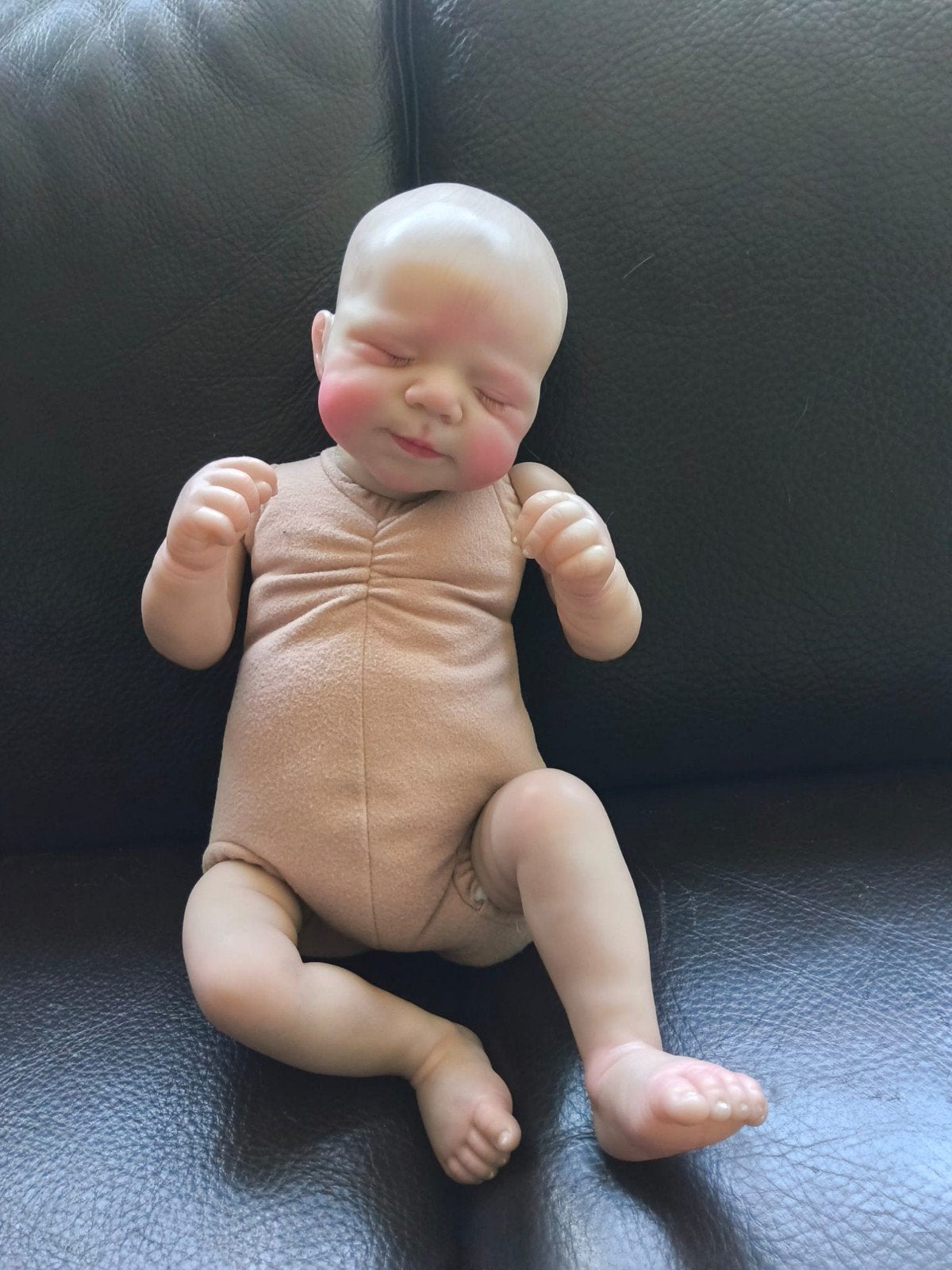 Levensechte Reborn Babypop met Accessoires, Kinderen en Baby's, Speelgoed | Poppen, Ophalen of Verzenden, Zo goed als nieuw, Babypop