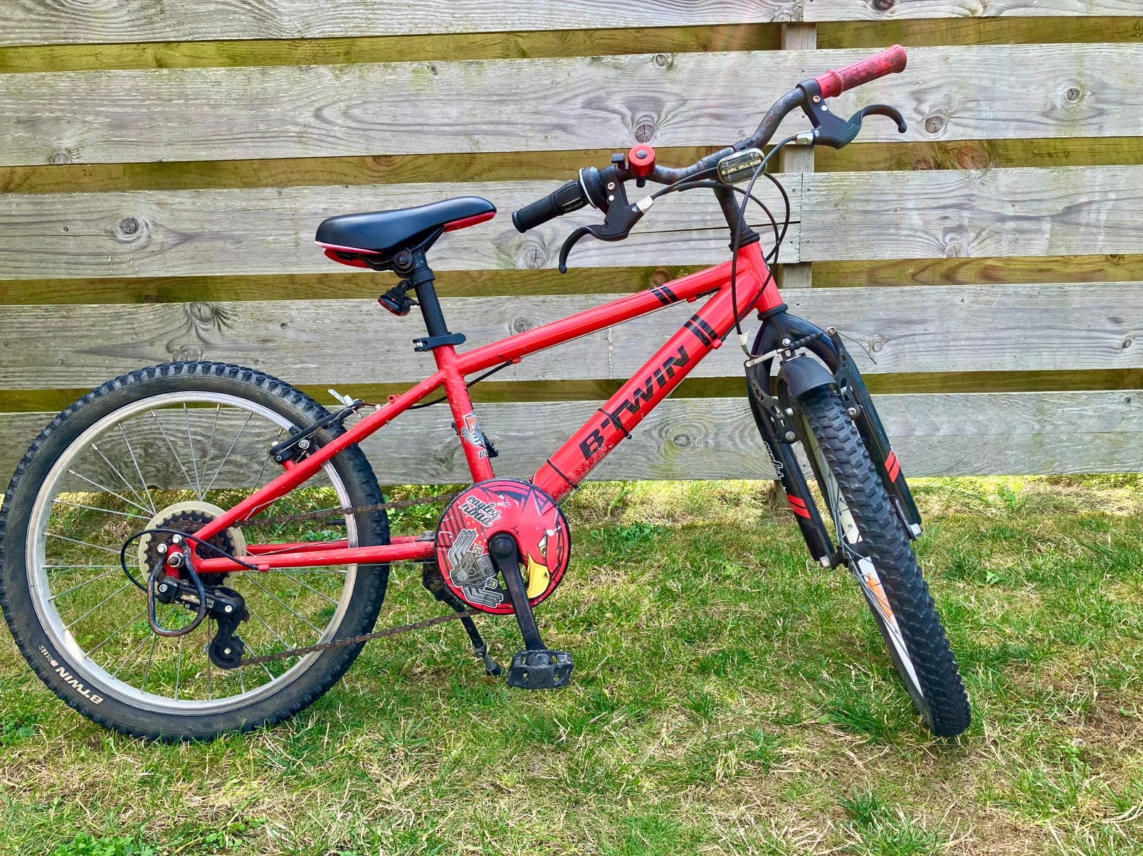 BTWIN Racing Boy 320 mountainbike 20 inch met versnellingen, Ophalen, Terugtraprem, Gebruikt, Staal
