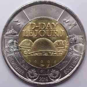 Canada - 2 Dollar 2020 - D-Day - circulated, Verzenden, Noord-Amerika, Losse munt
