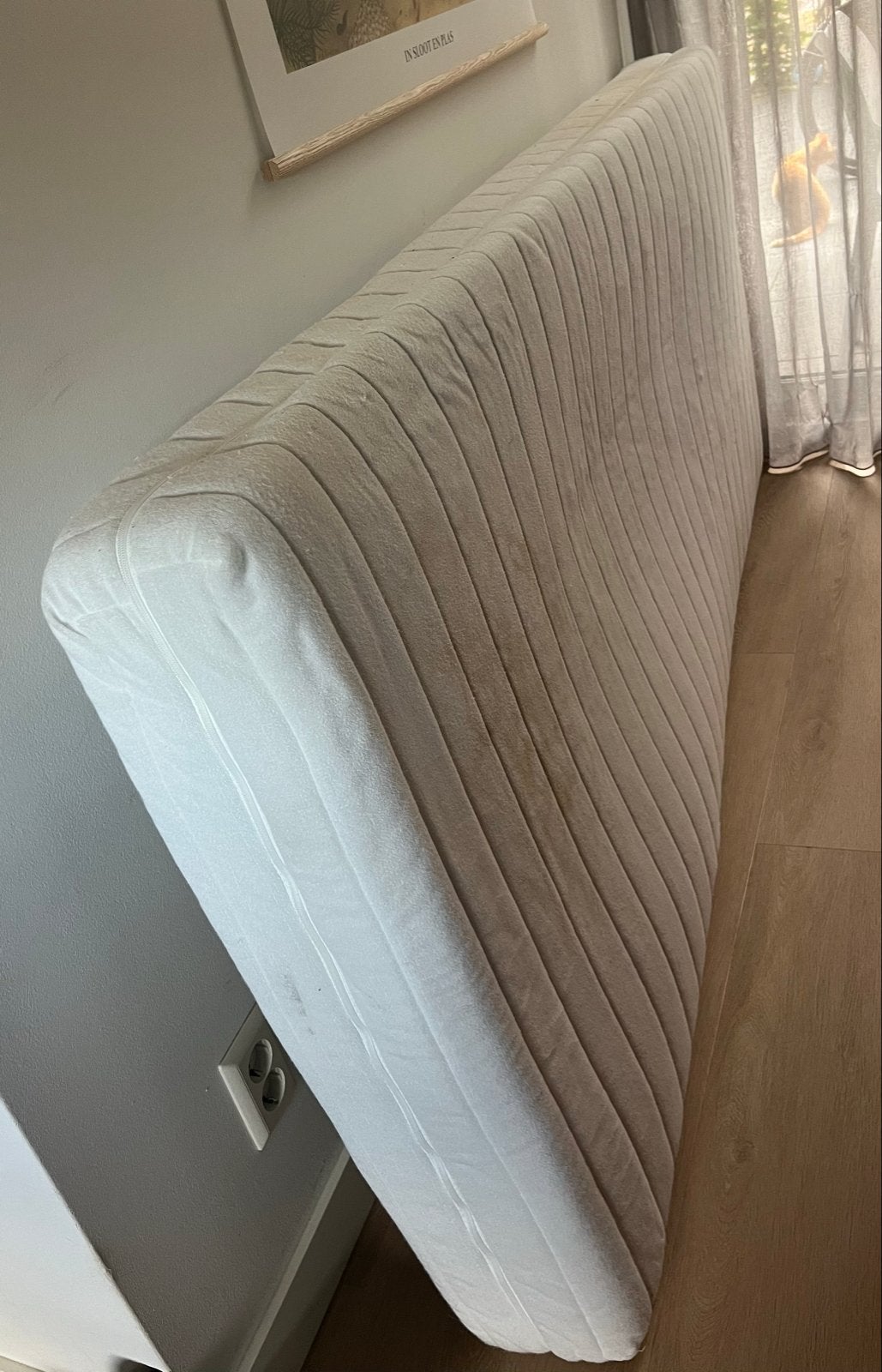 Matras 200x90x16 met afneembare en wasbare overtrek, Ophalen, Gebruikt, 90 cm, Eenpersoons