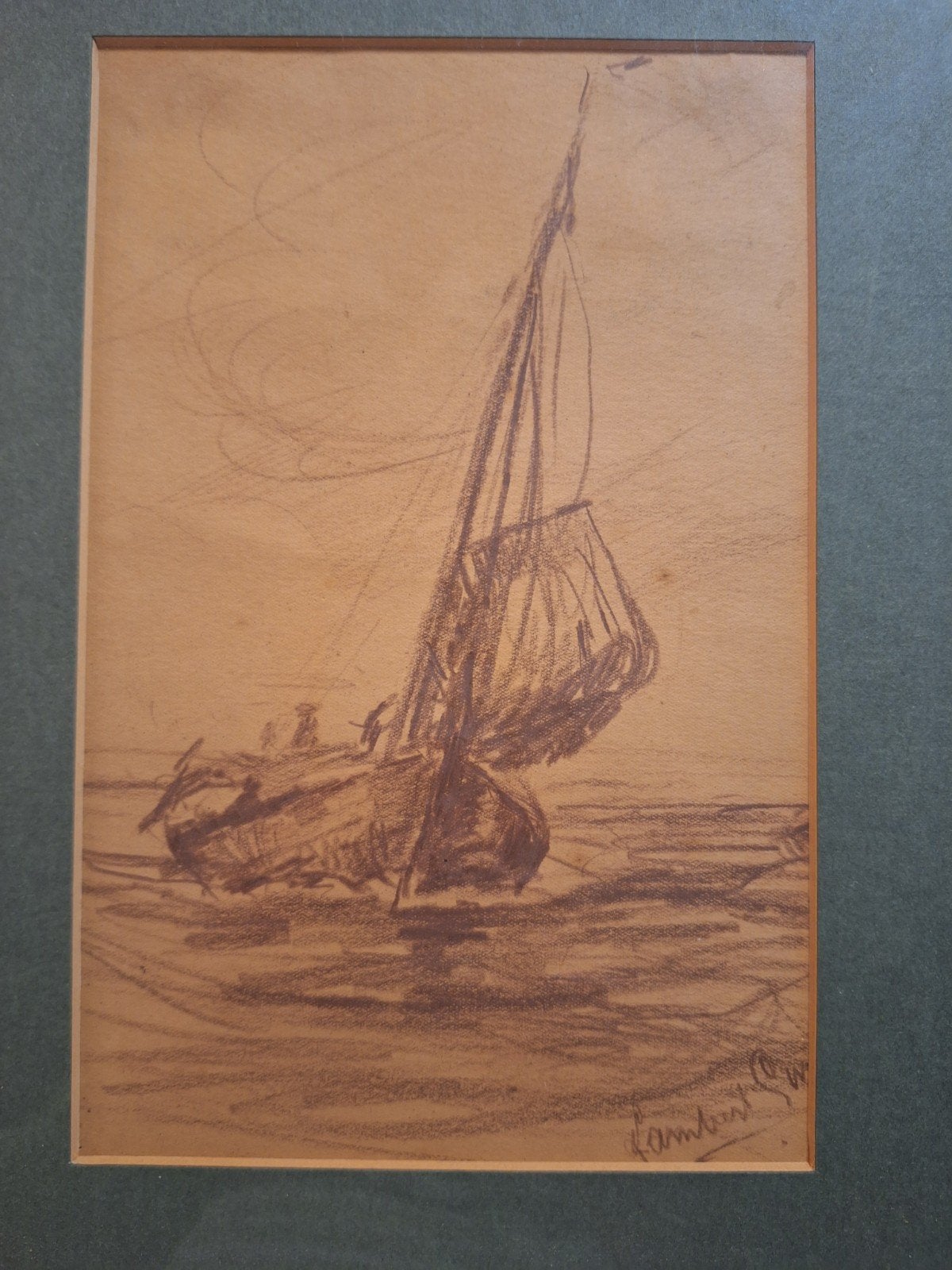 Bomschuit tekening van Lambert Simon, Ophalen of Verzenden