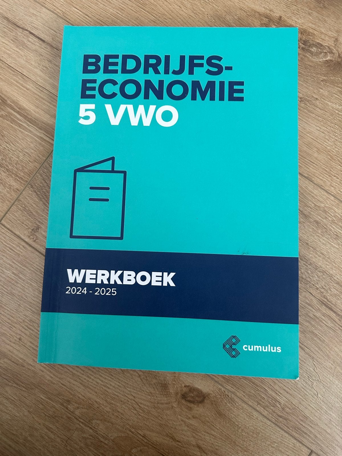 Werkboek Bedrijfseconomie 5 VWO 2024-2025 Cumulus, Boeken, Ophalen of Verzenden, Zo goed als nieuw, VWO, Bedrijfseconomie of M&O