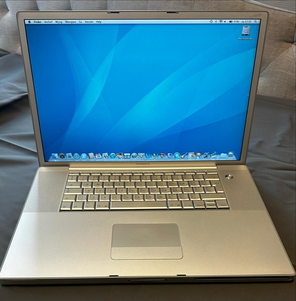 Vintage Laptop Apple PowerBook G4 17 inch, Gebruikt, Overige modellen, Minder dan 4 GB, Qwerty