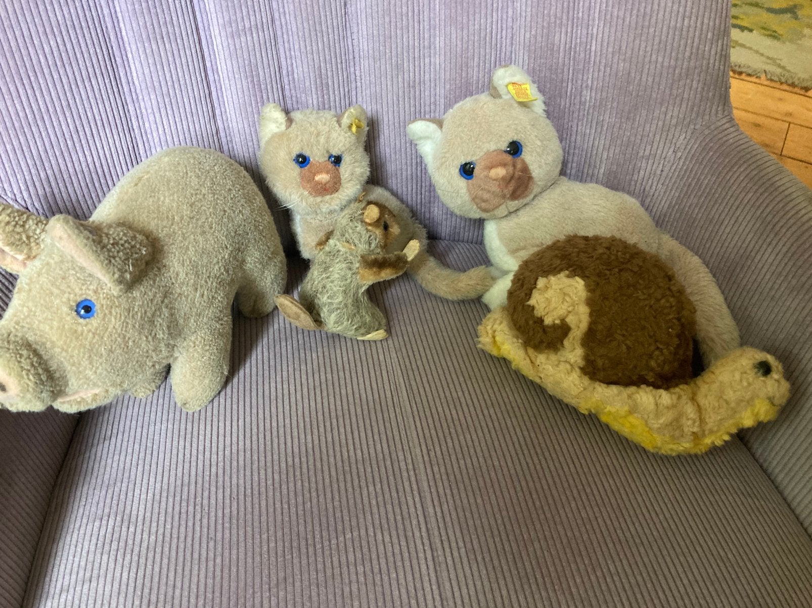 Vintage steiff knuffeltjes, Ophalen of Verzenden