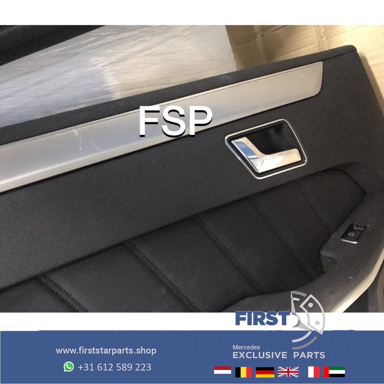 W212 AMG DEURPANEEL Mercedes E KLASSE DEUR PANEEL KAART, Gebruikt, -, Ophalen of Verzenden, -