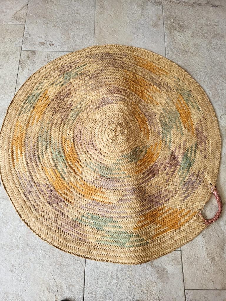 Handgeknoopte Perzische Rieten ronde mat (ref;d401), Ophalen, Perzisch, Rond, Nieuw
