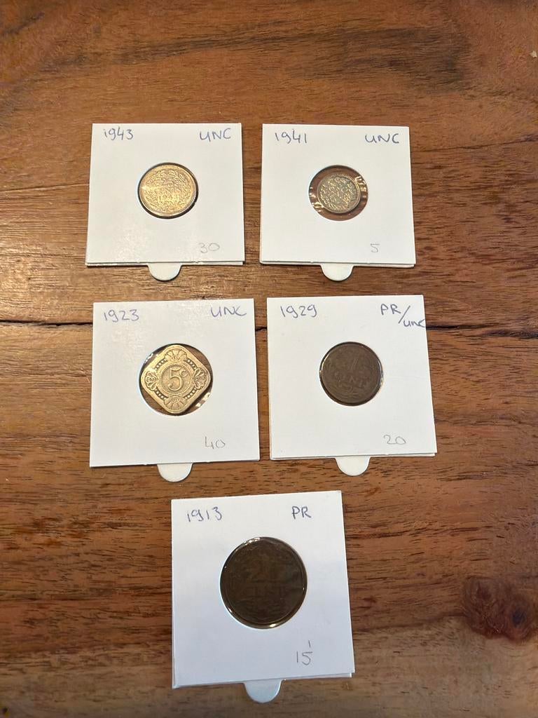 Diverse Nederlandse munten Wilhelmina OPRUIMING, Ophalen of Verzenden, Koning Willem III, Overige waardes, Setje