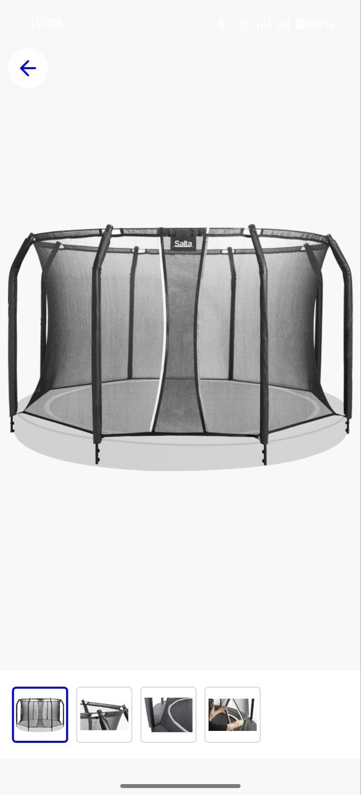 Salta Trampoline veiligheidsnet 427cm - Nieuw in doos, Ophalen of Verzenden, Nieuw