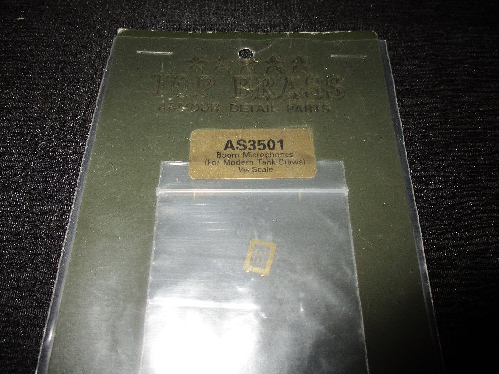 D-603,TOP BRASS 1-35,NO,AS3501,Boom Microphones for Modern T, Ophalen of Verzenden, Nieuw, 1:35 tot 1:50