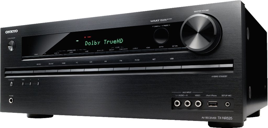 Onkyo TX-NR525 5.2 Receiver, Ophalen, Gebruikt, 120 watt of meer, Onkyo