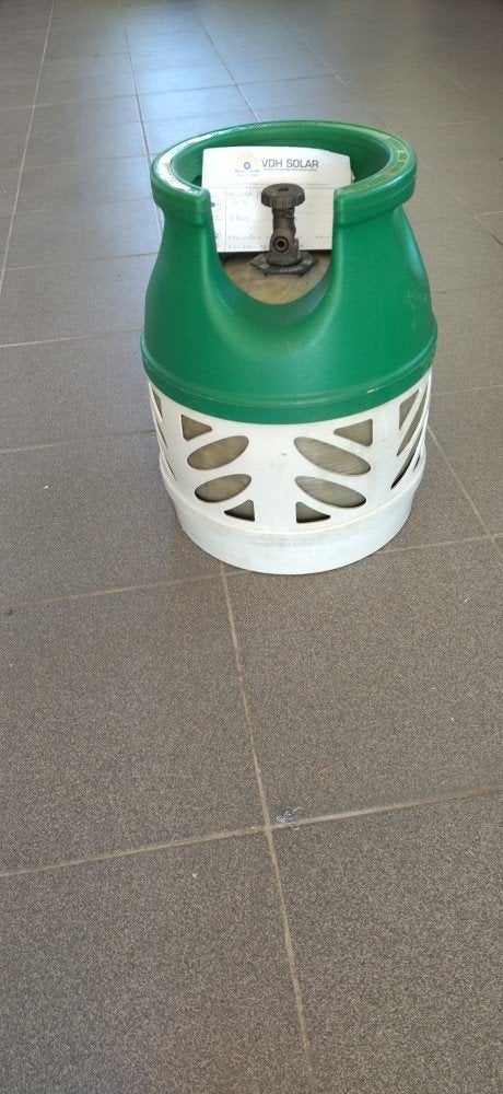 Te koop gasfles Benegas light 5 kg, Caravans en Kamperen, Ophalen, Nieuw