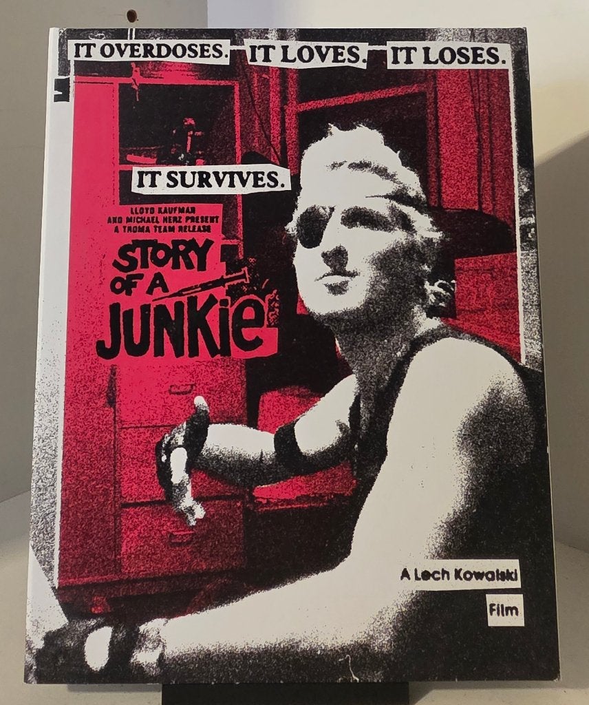 STORY OF A JUNKIE - Vinegar Syndrome LtD Slip - Blu-ray OOP, Inclusief extra's, Verzenden, Zo goed als nieuw, Blu-ray