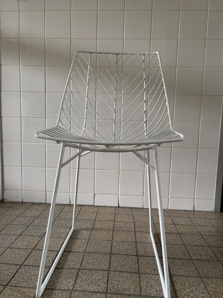 Stoel Sissy Boy, Ophalen, Wit, Zo goed als nieuw, Metaal