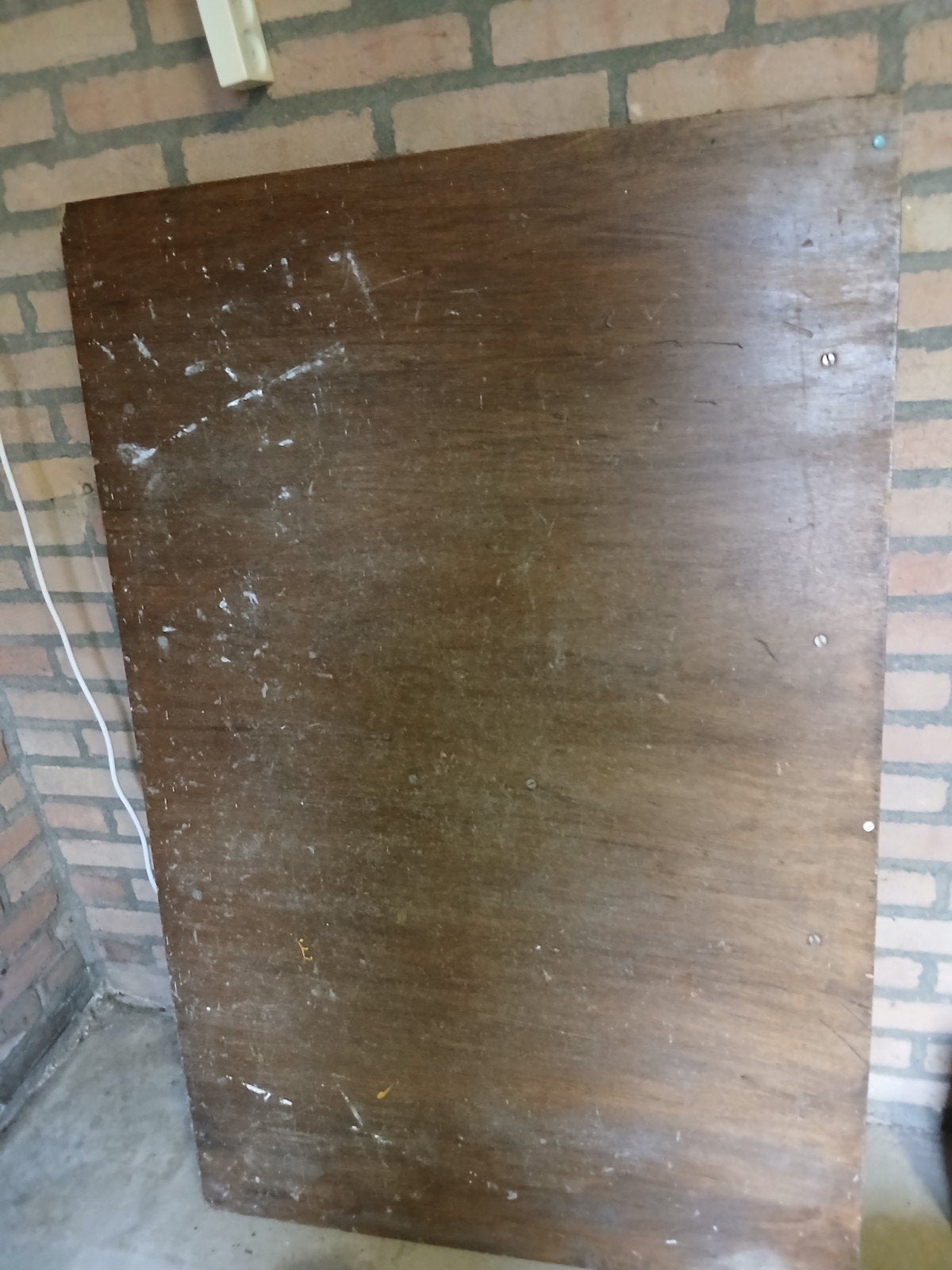 Stevige werk/klustafel, Ophalen, Gebruikt, Hout, 20 tot 50 mm