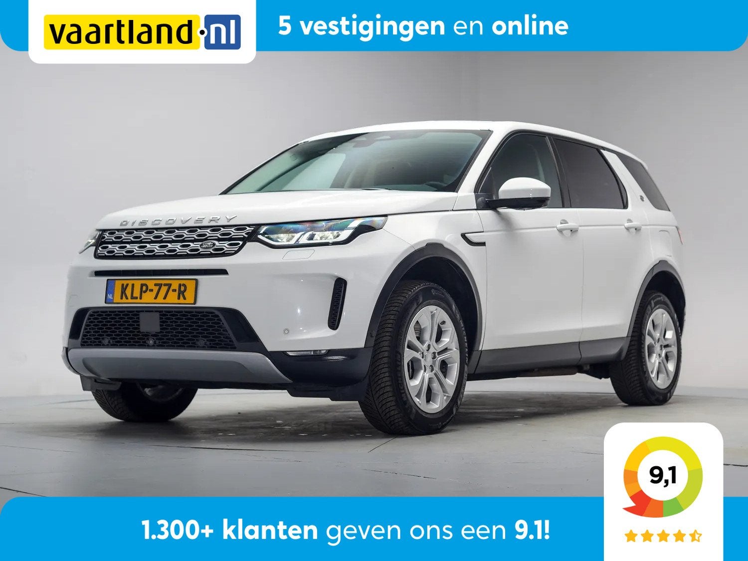 Land Rover Discovery Sport P300e 1.5 PHEV S Aut. [ LED Navi, 309 pk, Discovery Sport, Wit, Leder