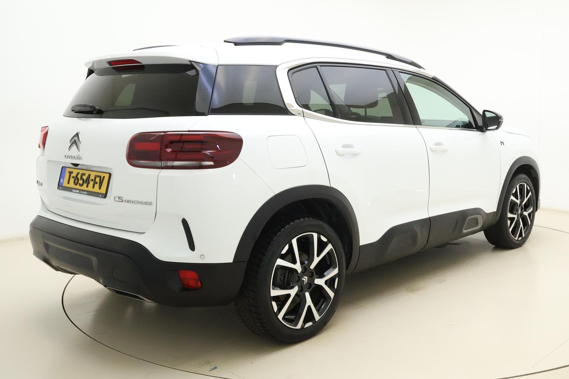 Citroen C5 Aircross 1.6 Plug-in Hybrid 180pk Automaat Busine, Gebruikt, 4 cilinders, Wit, Hybride Elektrisch/Benzine
