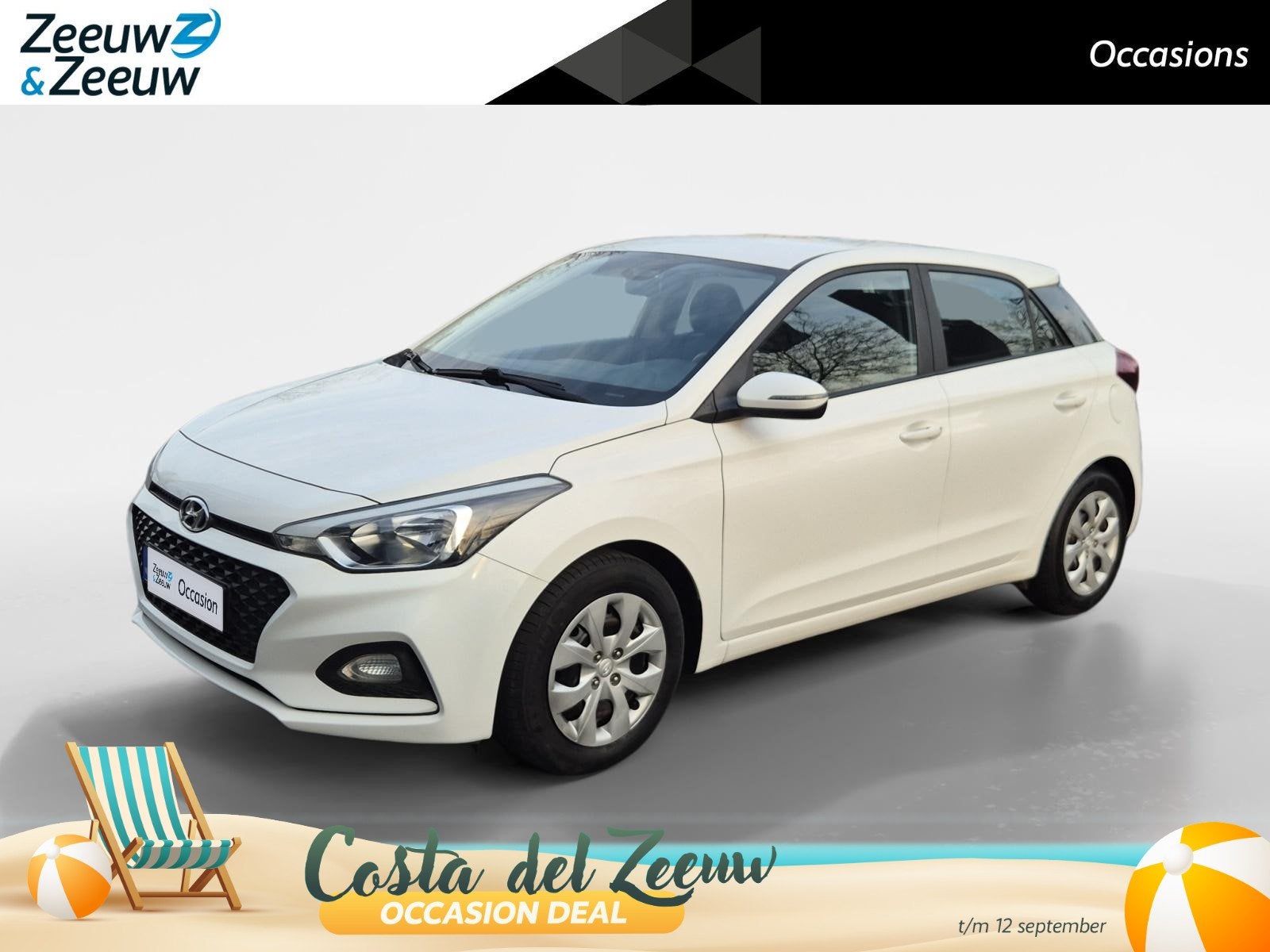 Hyundai i20 1.2 LP i-Drive Cool | Airco | Bluetooth | Apple, Auto's, 4 cilinders, Wit, Handgeschakeld, 75 pk