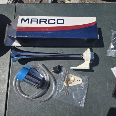 Scheepshoorn Marco 12 volt, Niet ingevuld, Gebruikt, Niet ingevuld, Niet ingevuld