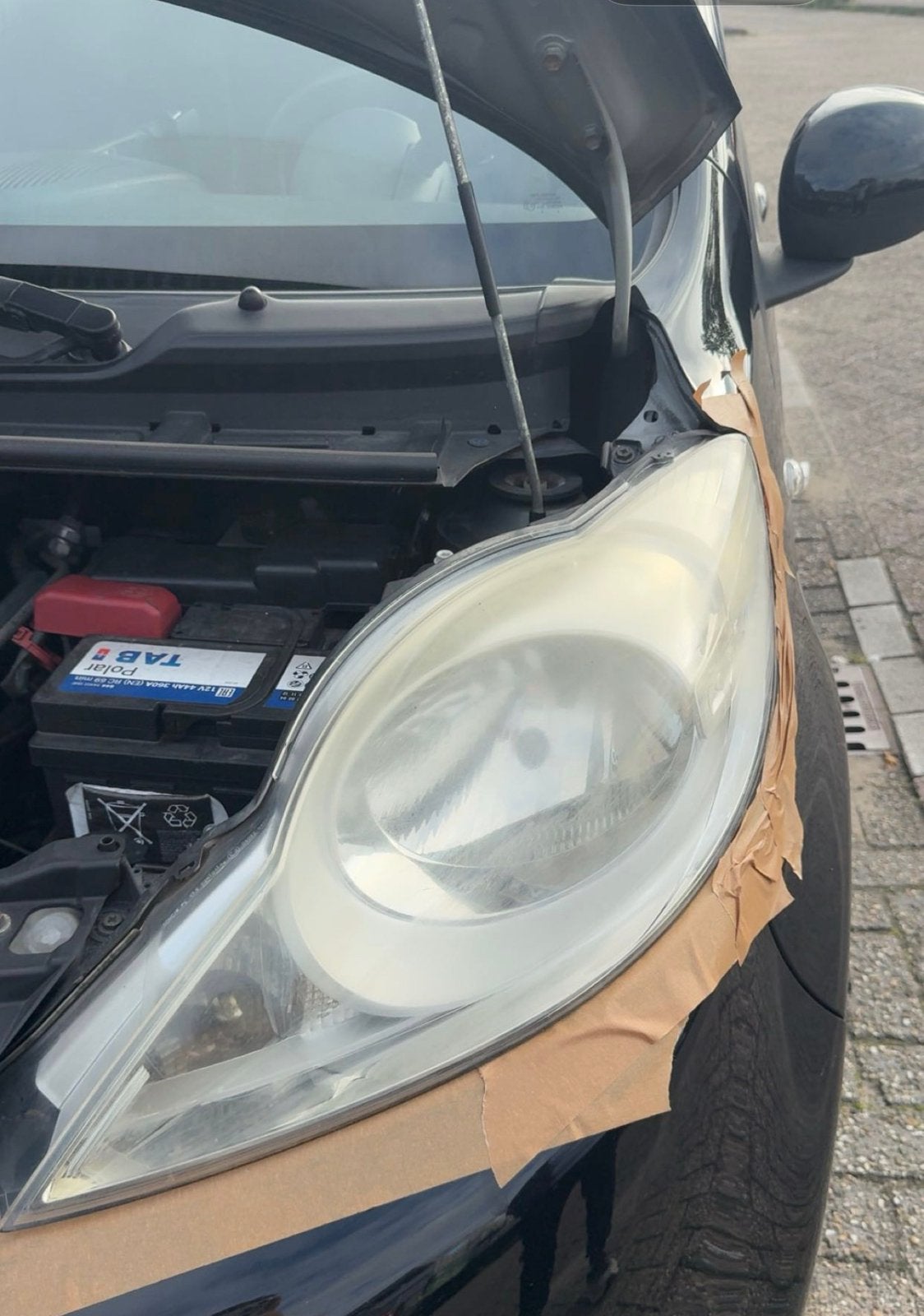 Koplampen Polijsten, Ophalen, Nieuw