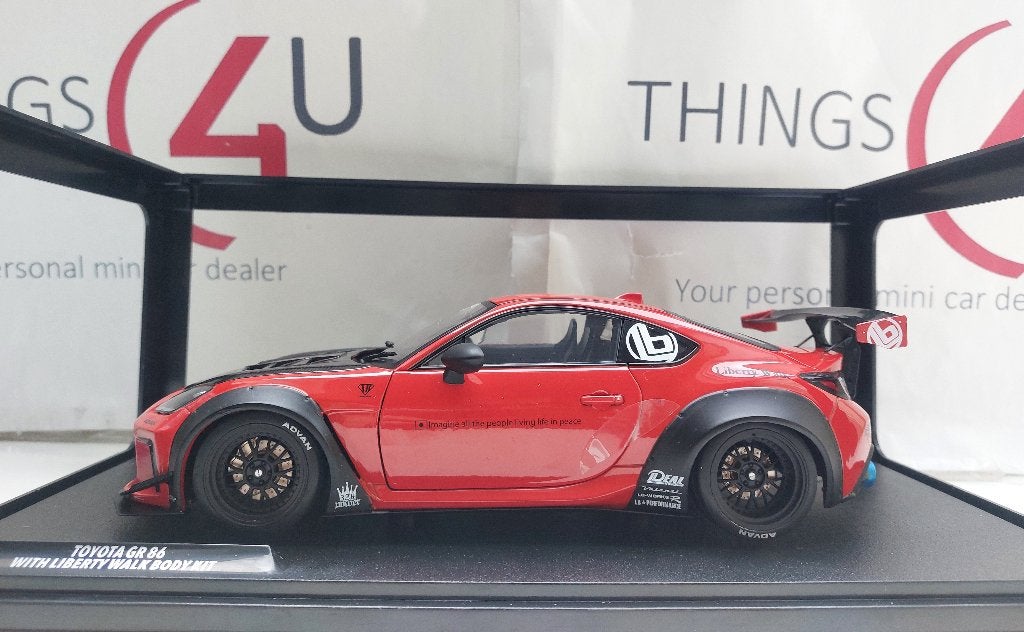 Solido 1:18 Toyota GR 86 met Liberty Walk Body Kit 2024, Hobby en Vrije tijd, Ophalen of Verzenden, Nieuw, Auto, Solido