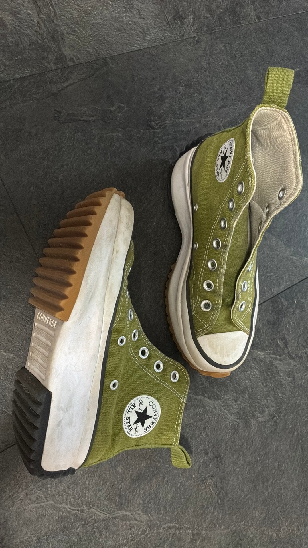 Converse Chuck Taylor All Stars maat 36, Ophalen of Verzenden, Sneakers of Gympen, Gedragen, Groen