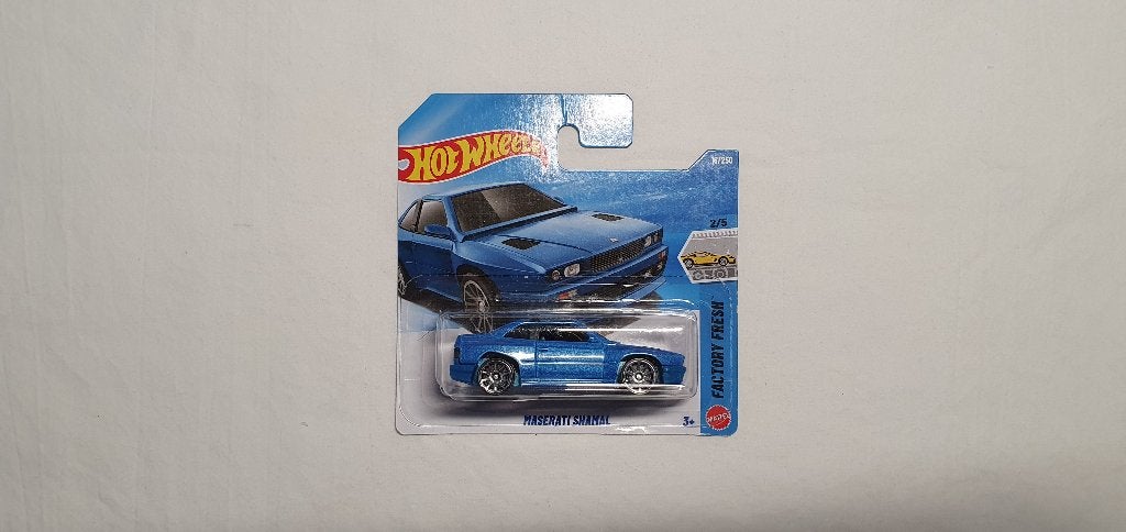 Hot wheels Maserati Shamal blue, Ophalen of Verzenden, Nieuw, Auto