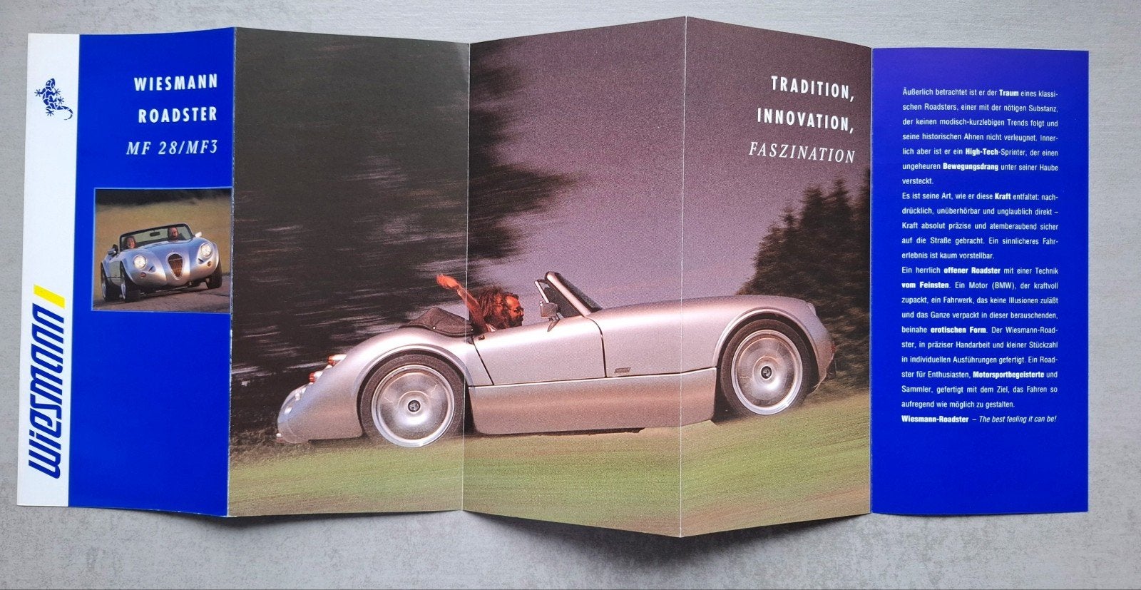 Wiesmann Roadster MF 28/MF3 folder, Ophalen of Verzenden