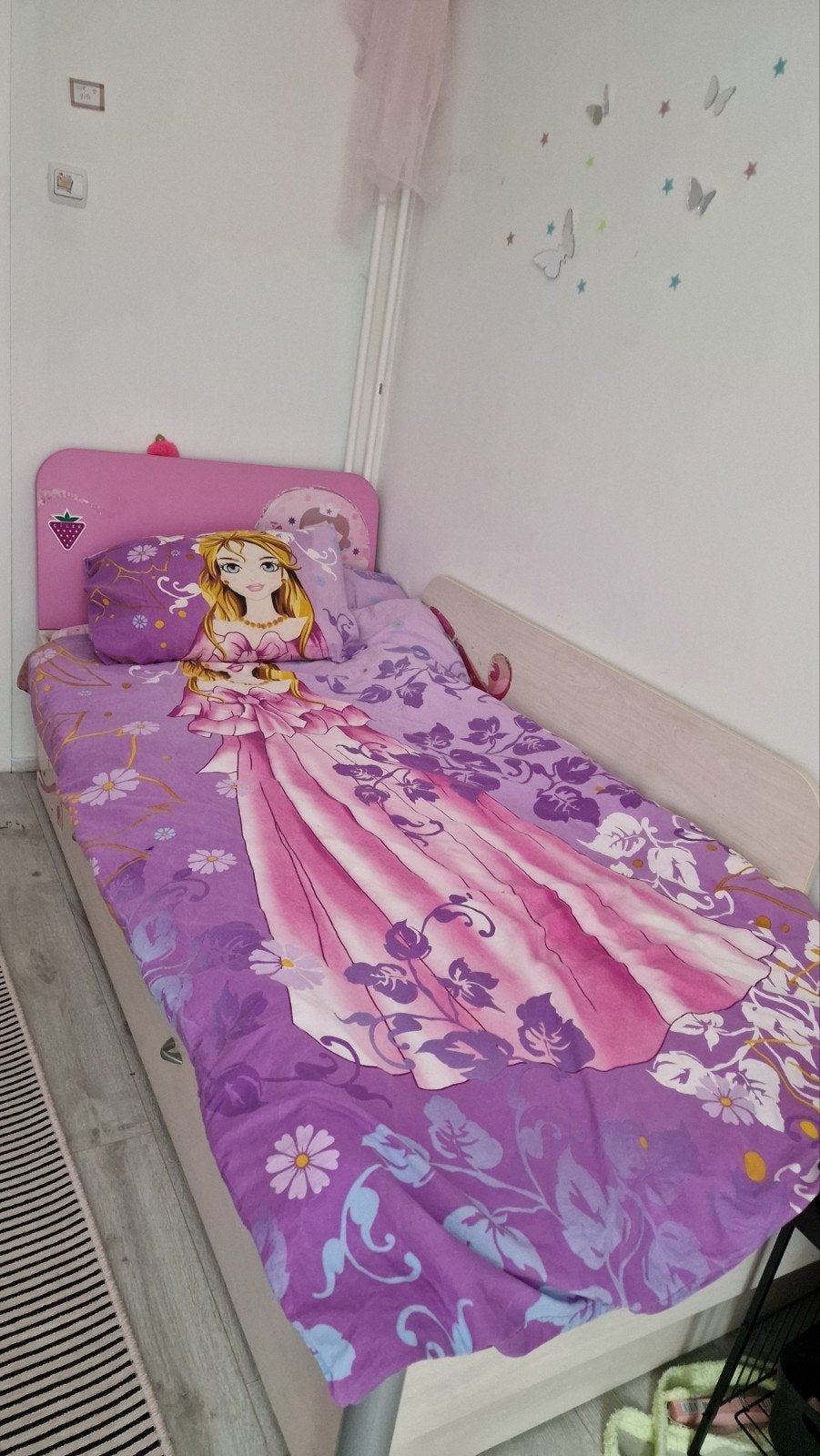 Complete Kinderslaapkamer - Roze Prinsessen Thema, Ophalen, Gebruikt, Meisje