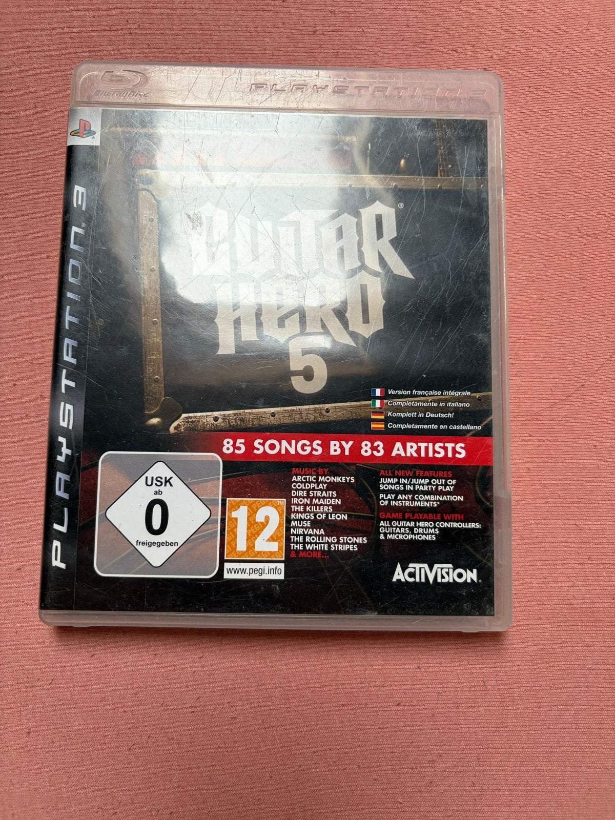 Guitar Hero 5 - PlayStation 3 (PS3) - Muziekspel, Muziek, Gebruikt, Eén computer, Ophalen of Verzenden