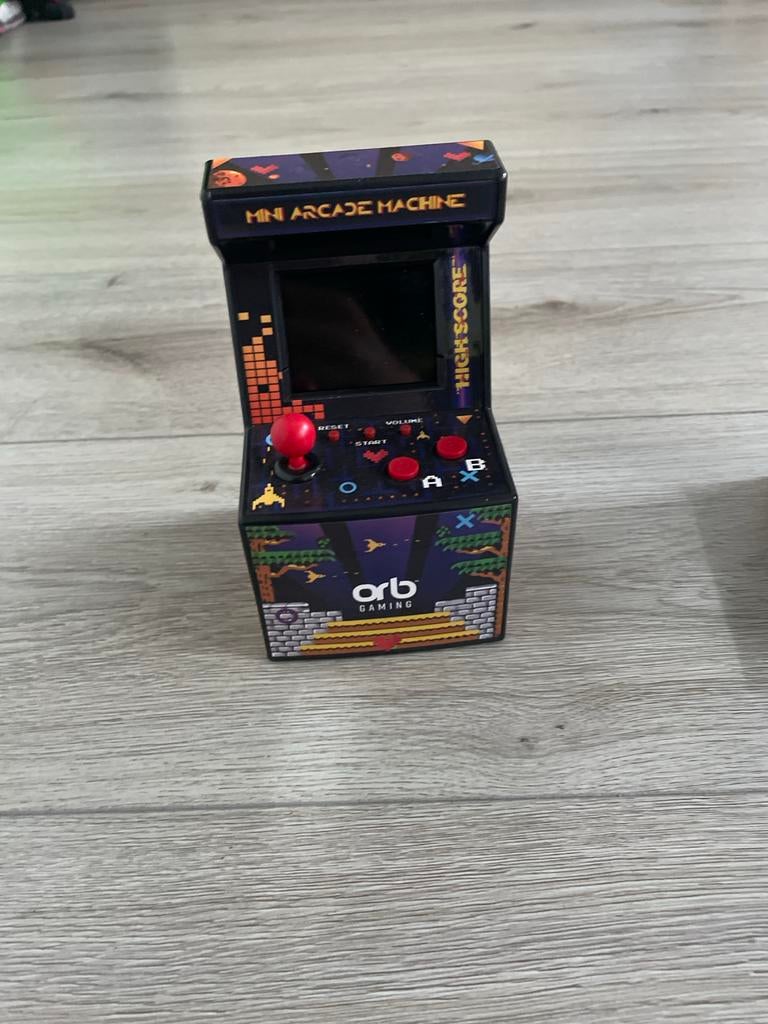 Mini Arcade Machine met 300 ingebouwde spellen, Spelcomputers en Games, Spelcomputers | Overige, Zo goed als nieuw, Overige merken