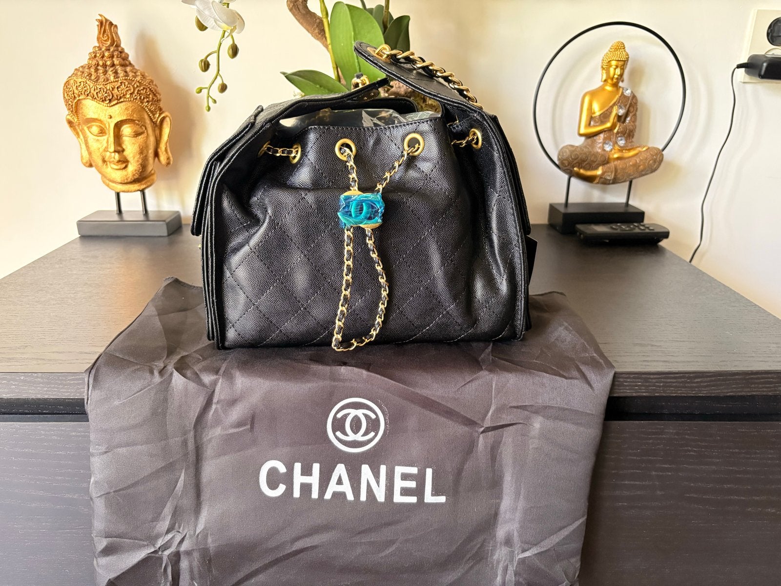 Nieuwe 100% leren designer tas - nog in verpakking, Ophalen of Verzenden, Nieuw, Zwart, Handtas