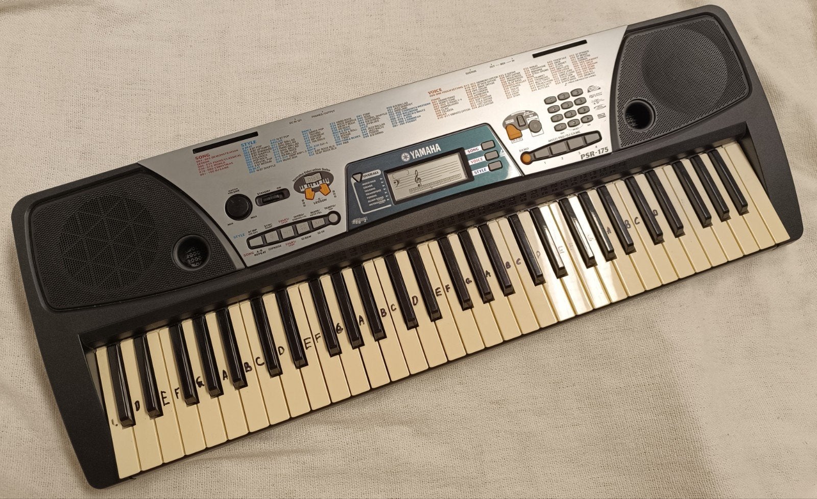Yamaha PSR-175 Keyboard, MIDI, Ophalen of Verzenden, 61 toetsen, Yamaha