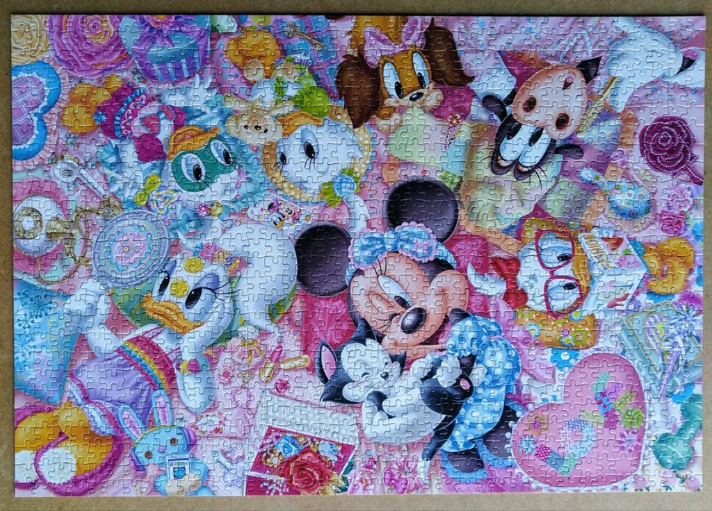 Disney puzzel Tenyo, Ophalen of Verzenden, 500 t/m 1500 stukjes, Zo goed als nieuw, Legpuzzel
