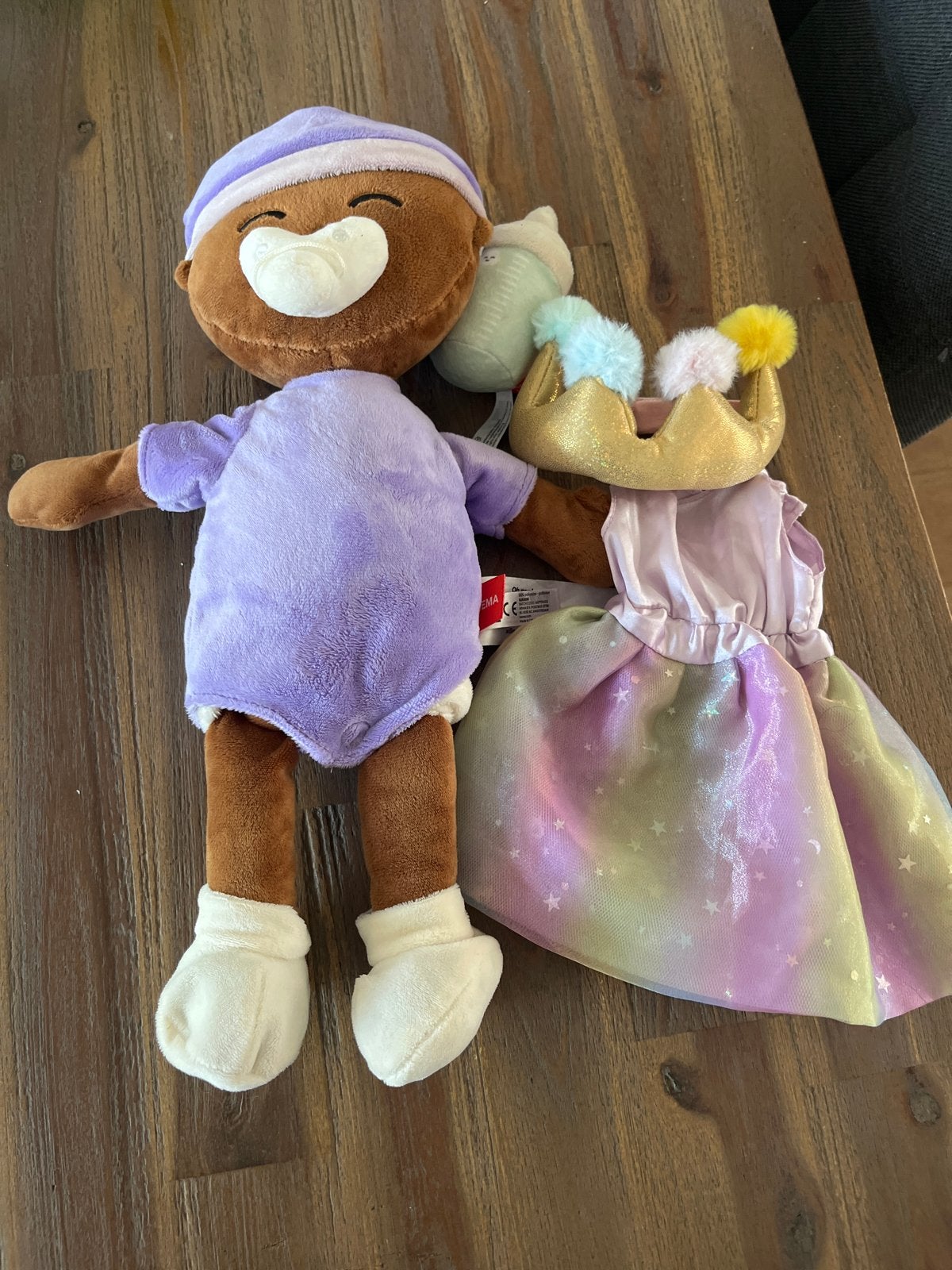 HEMA Babypop met Verkleedset, Speen en Fles, Kinderen en Baby's, Ophalen, Zo goed als nieuw, Babypop
