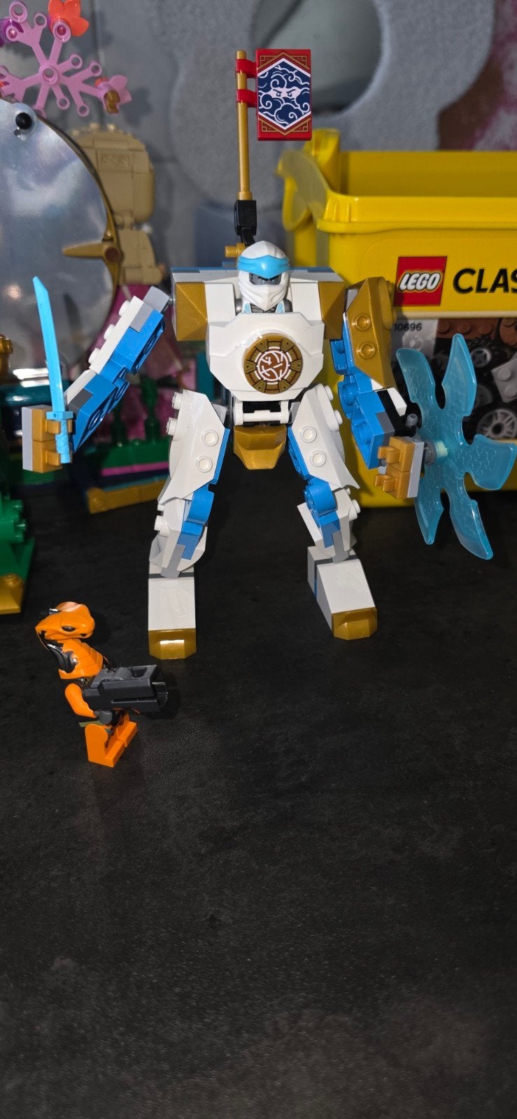 Lego Ninjago Jay's Gouden Draak Mech (71770), Ophalen, Inclusief minifiguren, Gebruikt, Lego