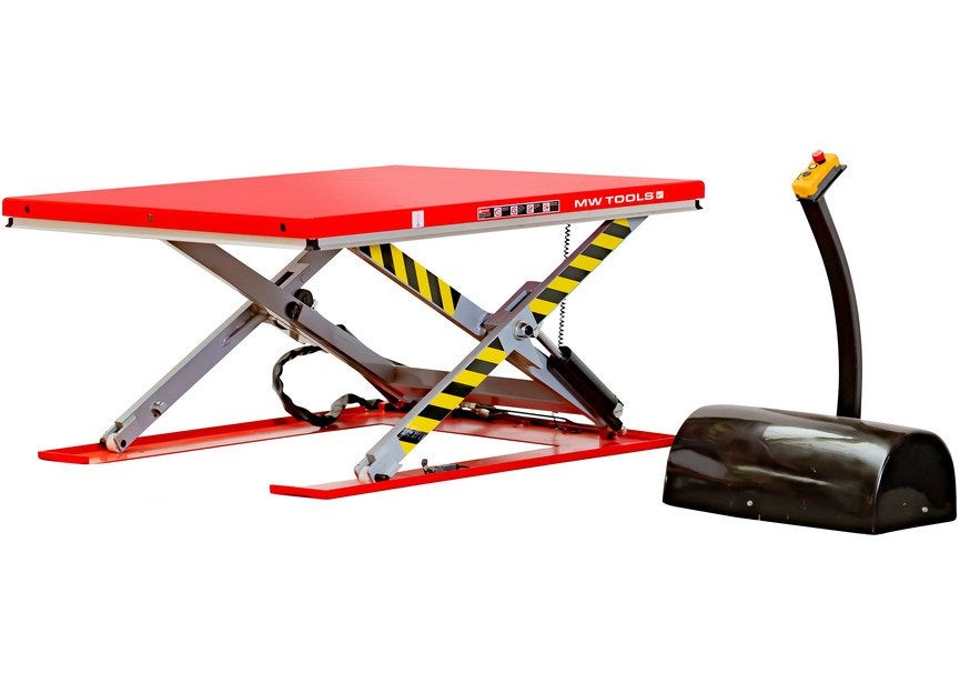 Elektro-hydraulische schaarheftafel oprijplaat 1000kg 230V, Ophalen, Nieuw