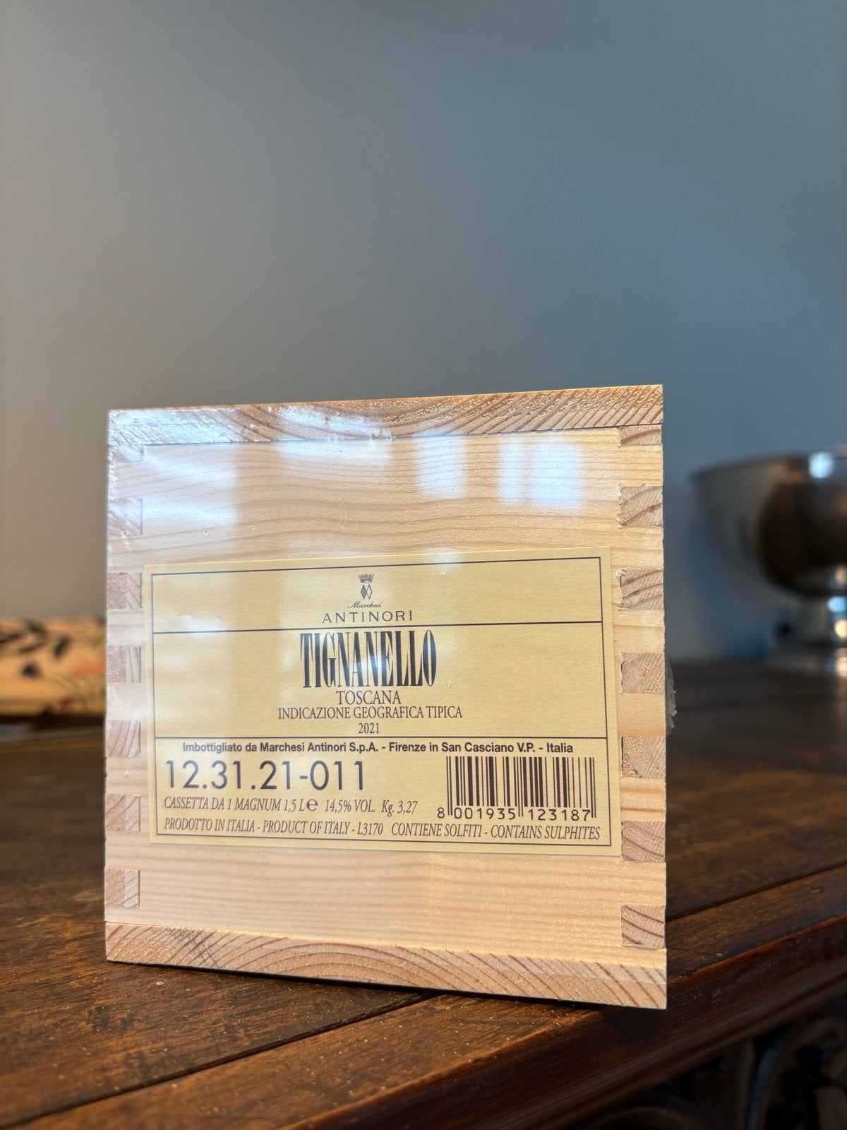 Tignanello Toscana IGT 2021 - Antinori Magnum 1.5L, Verzamelen, Wijnen, Ophalen, Nieuw, Italië, Rode wijn