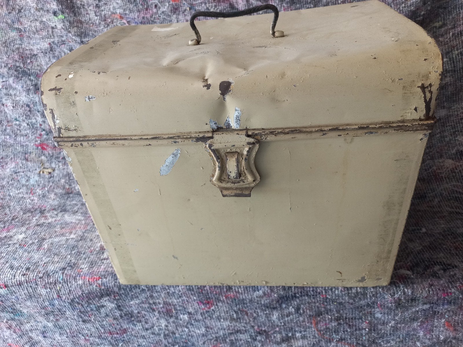 Oud bakkerswinkel,vintage koekblik,winkelblik, brocante, Ophalen of Verzenden